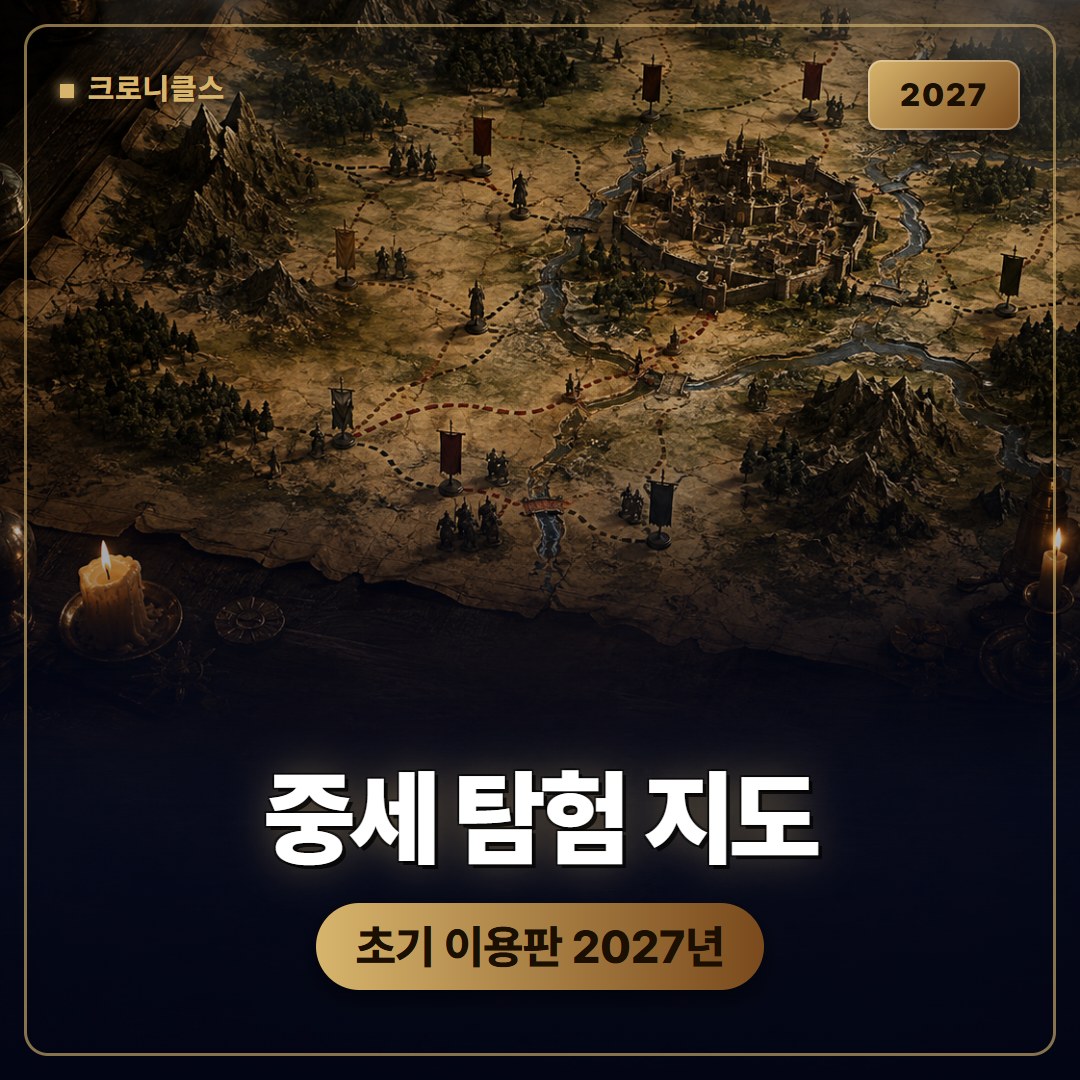 크로니클스 미디벌, 중세 유럽 탐험 지도와 2027년 앞서 해보기 정보