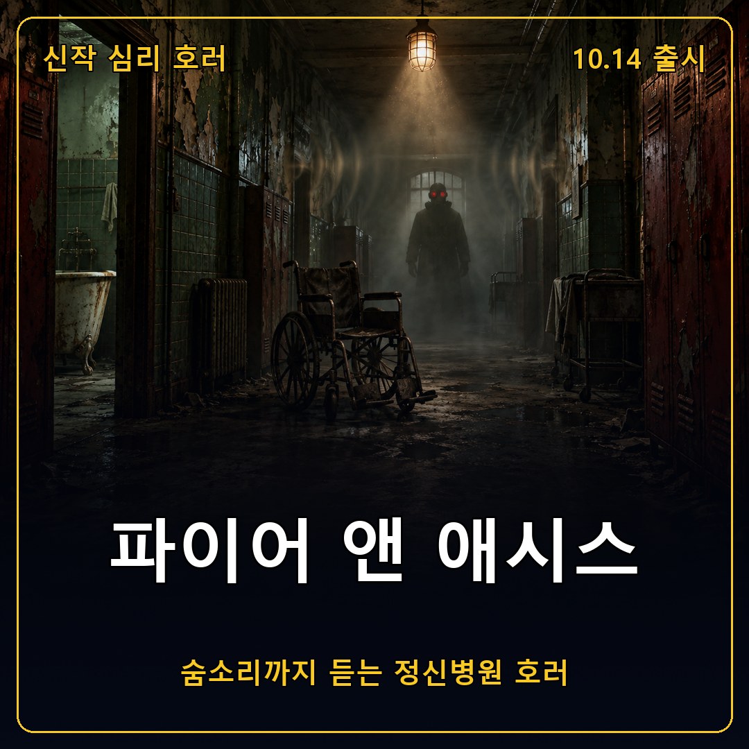 파이어 앤 애시스 10월 14일 출시 확정, 숨소리까지 듣는 1977년 정신병원 심리 호러