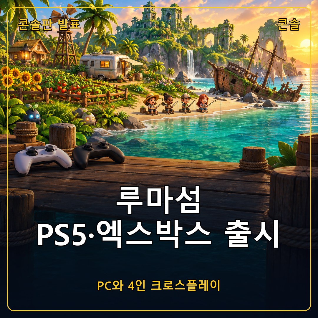 루마섬 PS5·엑스박스 시리즈 X|S 출시 발표, PC와 4인 크로스플레이 지원